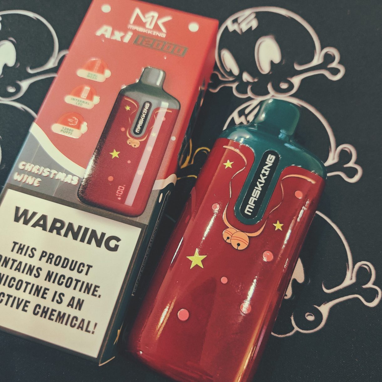 Unboxing the Maskking Axi 12000 Disposable: A Christmas Special Festive Vaping Experience