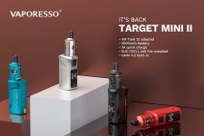 Vaporesso Target Mini 2 UK with a power of 50watts