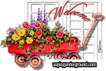 welcome flower cart.gif