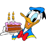 bday%202%20donald%20duck%20holding%20cake%202%20candles_zpsroiva2gx.png