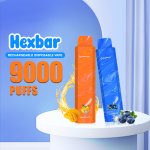 China Vape Brand VPFIT Hexbar 9000 Puffs Square Disposable Vape Flavor Vaping Factory Custom