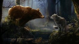 Bear and wolf.JPG Bear and wolf.JPG