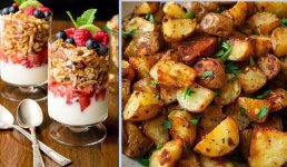Spa breakfast parfait and potatoes.JPG Spa breakfast parfait and potatoes.JPG