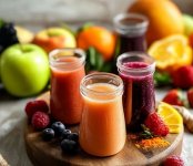 Spa fruit juice shots.JPG Spa fruit juice shots.JPG
