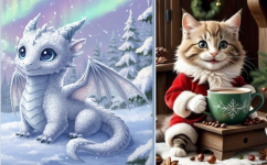Solstice dragon Santa's elf kitty.PNG