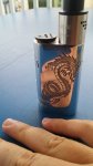 Copper Saline Etched Noisy Cricket - Dueling Dragons - 03.jpg