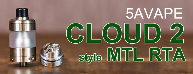 Cloud Mods Cloud 2 MTL RTA 22mm Clone by 5AVape