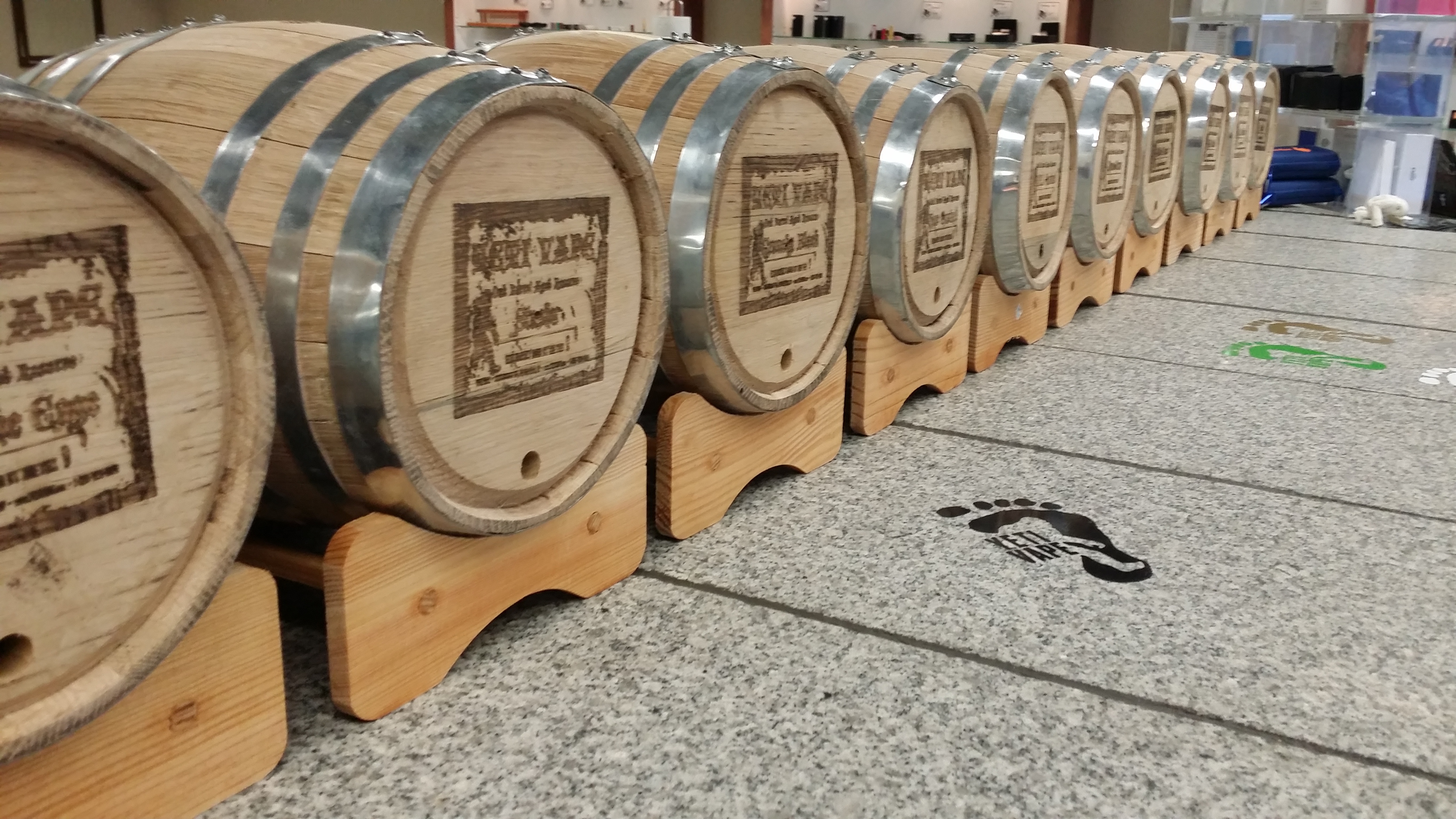 Steeping your juice in wooden barrels? Anyone done it? Vaping