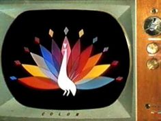 This contains an image of: Original 1957 NBC Peacock