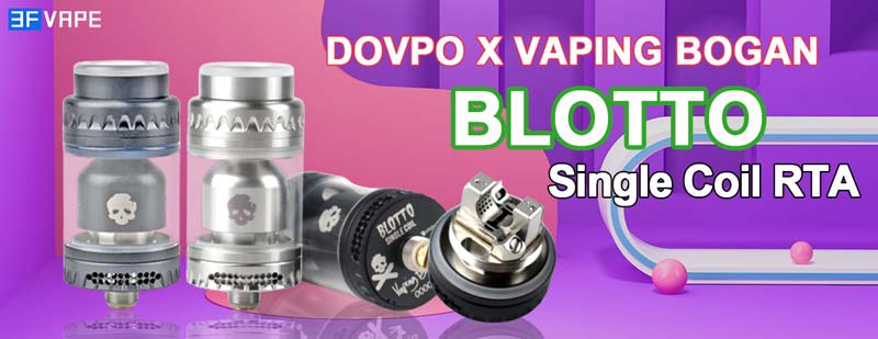 Dovpo & Vaping Bogan Blotto Single Coil RTA