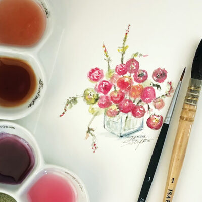 How to Make Watercolor Paint from Flowers