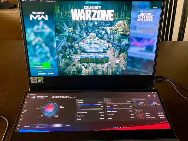 warzone with ROG Armory Crate