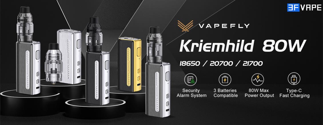 Vapefly Kriemhild 80W Box Mod + Gunther Sub Ohm Tank Kit
