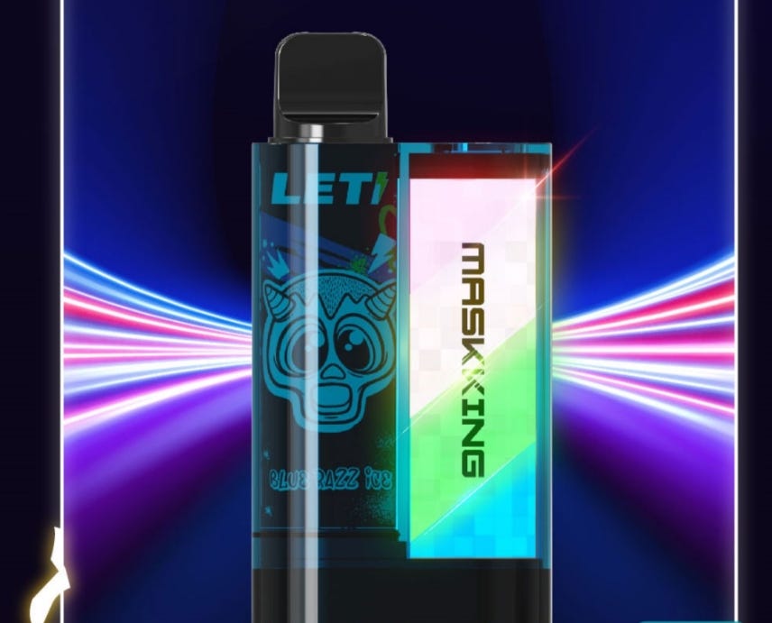 maskking leti rainbow lighting