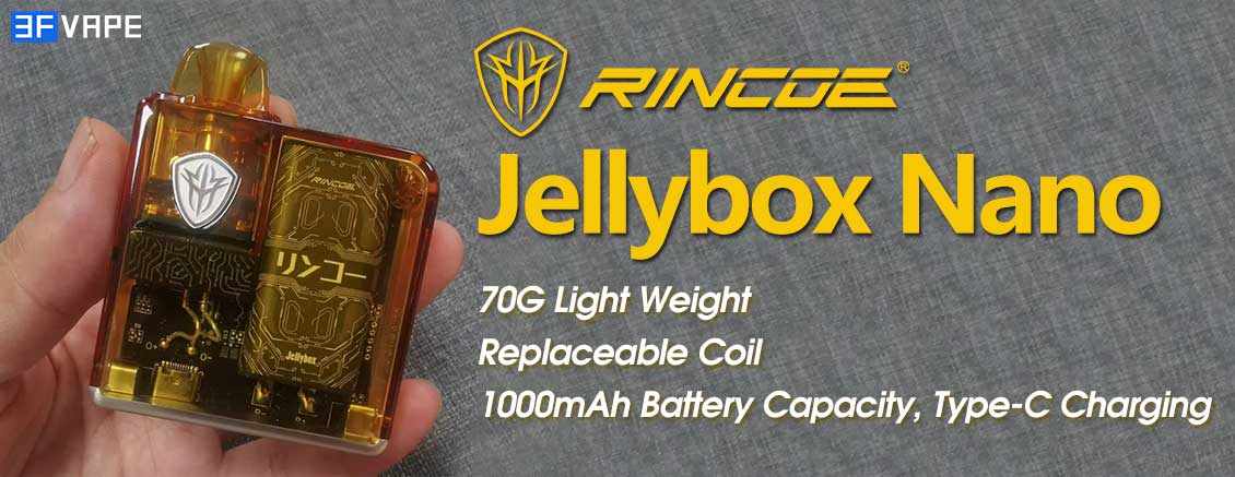 Rincoe Jellybox Nano Pod Kit - 70g Lightweight 1000mAh