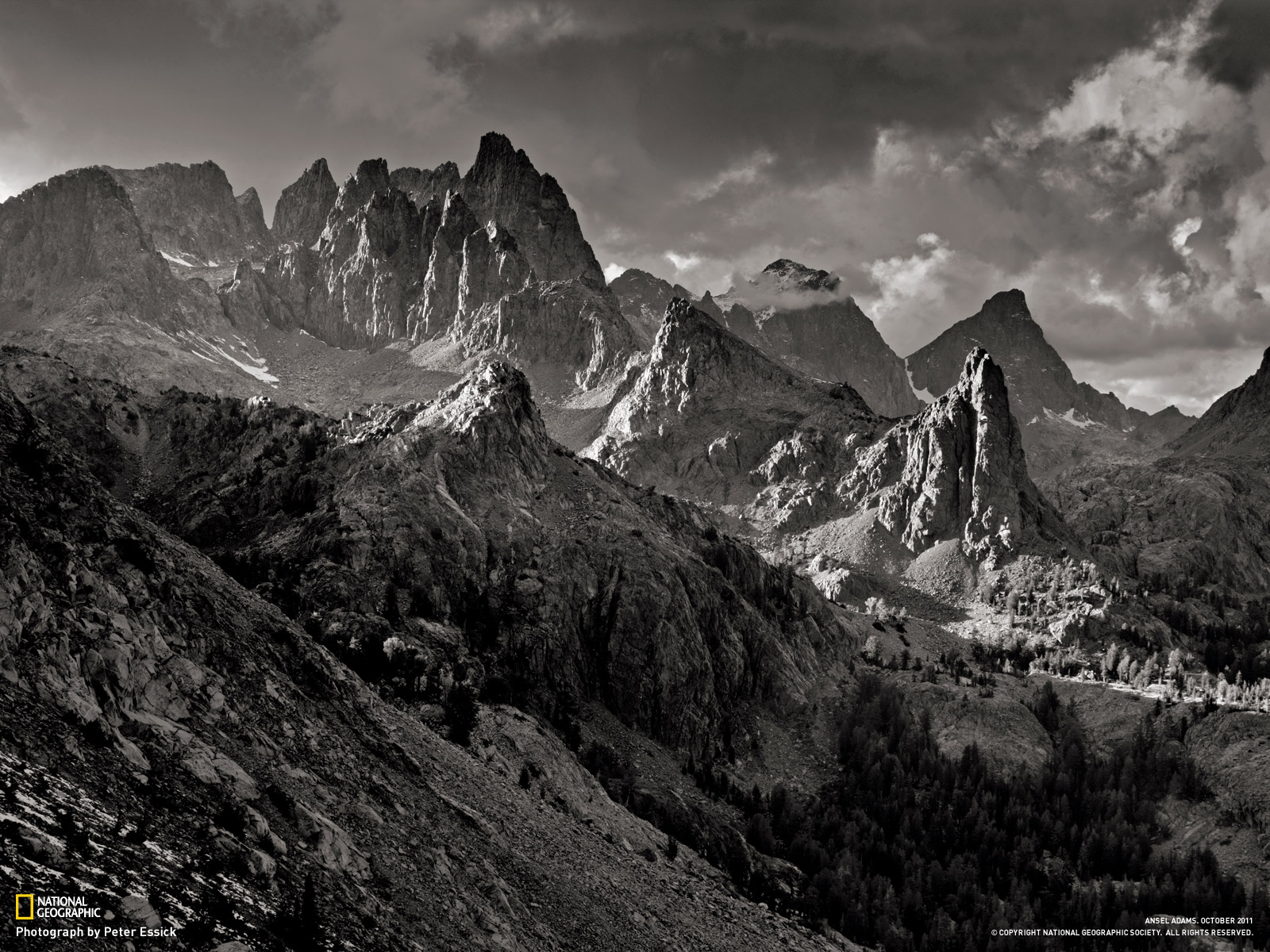 Серая горная. Ансель Адамс. Энсел Адамс (Ansel Adams). Пейзажи Анселя Адамса. Ансель Адамс фотографии.