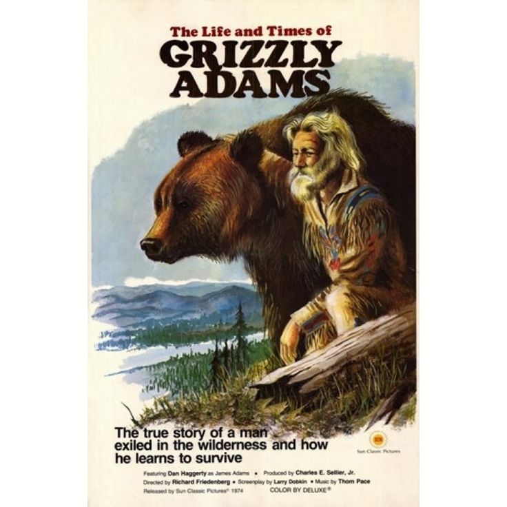 This contains: The Life and Times of Grizzly Adams Movie Poster (11 x 17) - Item MOV254581 Image 1