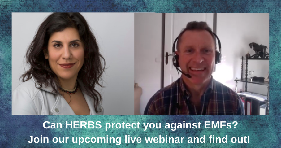 Can Herbs protect you against EMF's? Join our upcoming live webinar and find out!